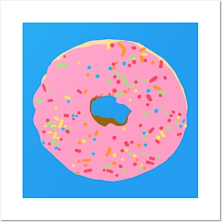 Strawberry Donut Posters and Art